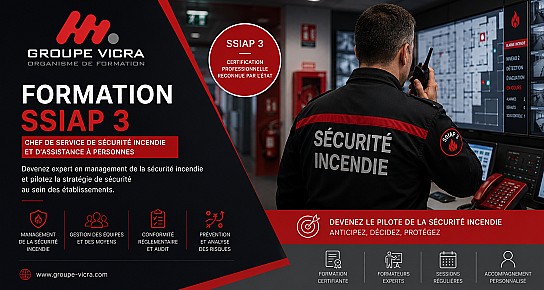 logo Formation SSIAP 3 Chef de Service de Sécurité Incendie