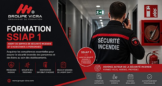 logo Formation Remise a Niveau SSAIP 1 Agent de Service de Sécurité Incendie