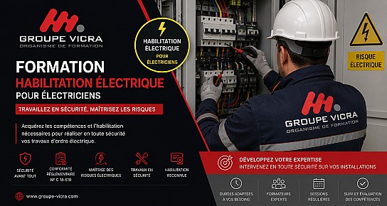 logo Formation Formation préparatoire à l’habilitation électrique BE Essai